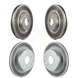 Front Rear Coated Disc Brake Rotors Kit For Nissan INFINITI Maxima G37 G35 M35 350Z EX35 370Z G25 M45 Q40 QX50 EX37 KG-100968