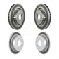 Front Rear Coated Disc Brake Rotors Kit For 2009 Mitsubishi Lancer Ralliart To 03 09 KG-100980