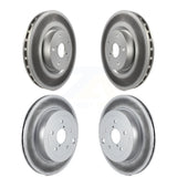 Front Rear Coated Disc Brake Rotors Kit For Subaru Impreza WRX STI KG-100983