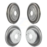 Front Rear Coated Disc Brake Rotors Kit For Nissan Pathfinder KG-100989