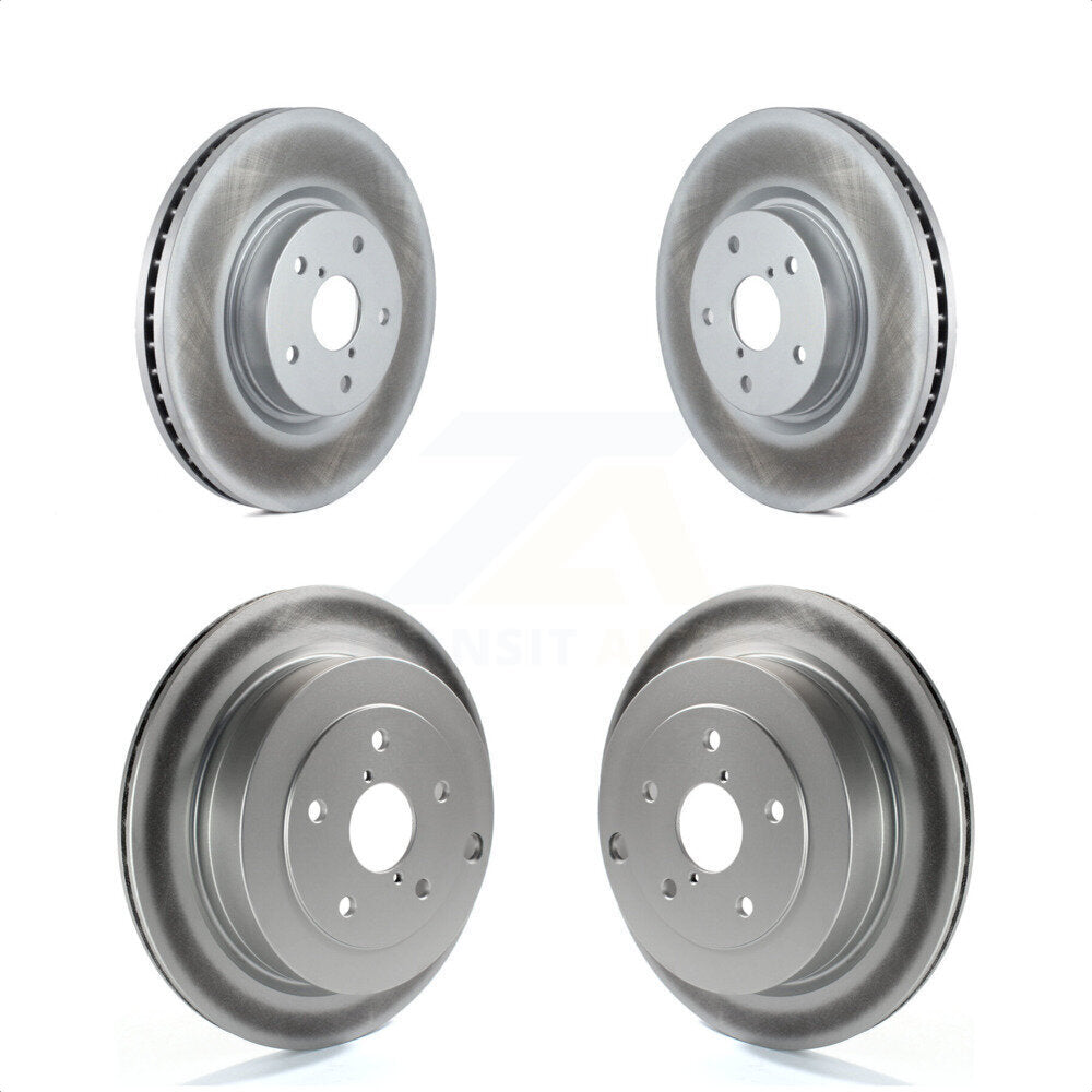 Front Rear Coated Disc Brake Rotors Kit For Subaru Tribeca B9 KG-100991