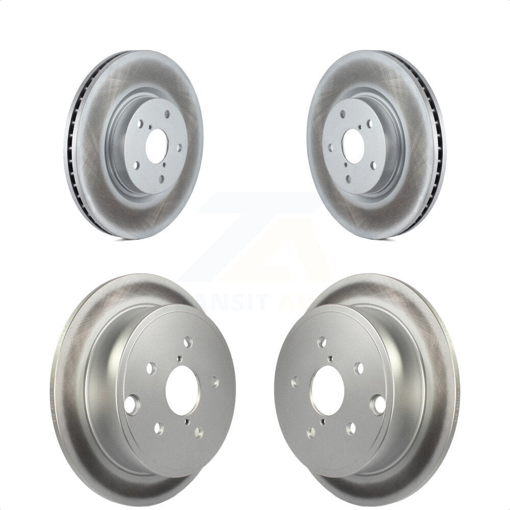 Front Rear Coated Disc Brake Rotors Kit For Subaru WRX KG-100993