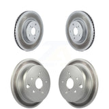 Front Rear Coated Disc Brake Rotors Kit For Subaru WRX KG-100993