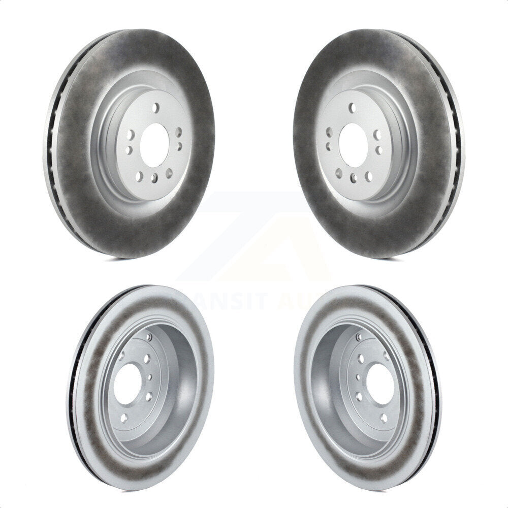 Front Rear Coated Disc Brake Rotors Kit For Mercedes-Benz ML350 GL450 GL550 GL350 ML550 GL320 KG-101007