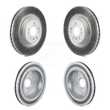 Front Rear Coated Disc Brake Rotors Kit For Mercedes-Benz ML350 GL450 GL550 GL350 ML550 GL320 KG-101007