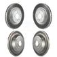 Front Rear Coated Disc Brake Rotors Kit For 2007-2009 Mercedes-Benz ML320 With 350mm Diameter Rotor KG-101008