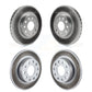 Front Rear Coated Disc Brake Rotors Kit For 2006-2009 Volkswagen Rabbit KG-101015