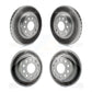 Front Rear Coated Disc Brake Rotors Kit For Volkswagen Jetta Beetle Golf SportWagen KG-101017