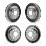 Front Rear Coated Disc Brake Rotors Kit For Volkswagen Jetta Beetle Golf SportWagen KG-101017