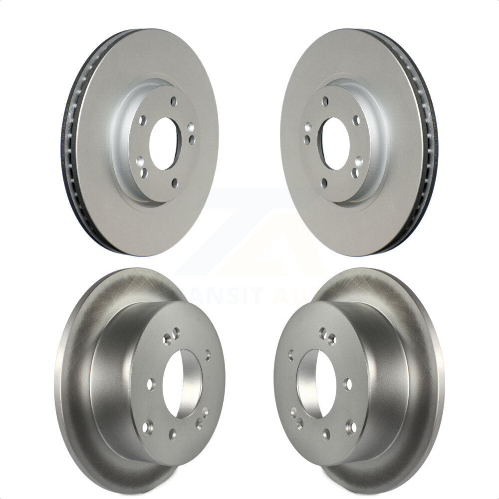 Front Rear Coated Disc Brake Rotors Kit For Kia Forte Koup Forte5 KG-101020