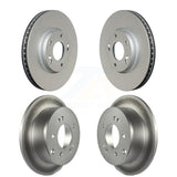 Front Rear Coated Disc Brake Rotors Kit For Kia Forte Koup Forte5 KG-101020