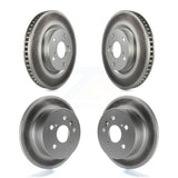 Front Rear Coated Disc Brake Rotors Kit For Toyota Camry Lexus ES350 Avalon KG-101027