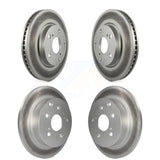 Front Rear Coated Disc Brake Rotors Kit For Toyota RAV4 Lexus HS250h KG-101034
