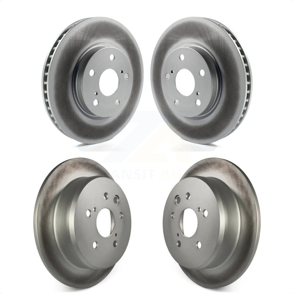 Front Rear Coated Disc Brake Rotors Kit For Lexus IS250 KG-101040