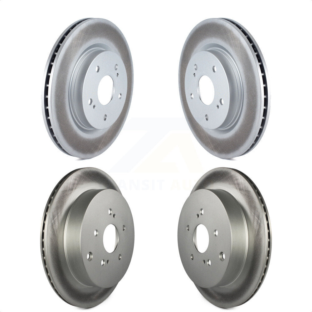 Front Rear Coated Disc Brake Rotors Kit For 2009-2013 Suzuki Grand Vitara KG-101042