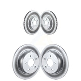 Front Rear Coated Disc Brake Rotors Kit For Ford Escape Transit Connect KG-101051