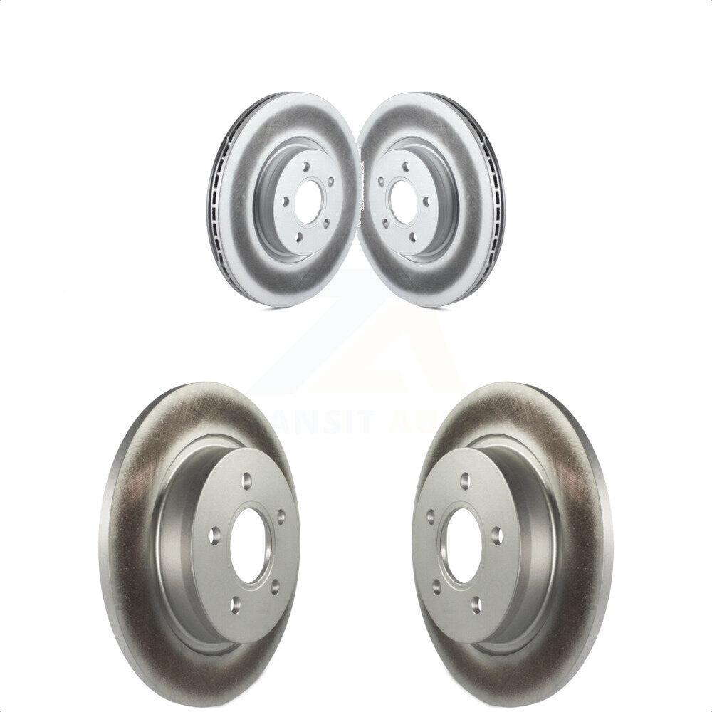 Front Rear Coated Disc Brake Rotors Kit For Volvo S40 C70 V50 With 320mm Diameter Rotor KG-101053