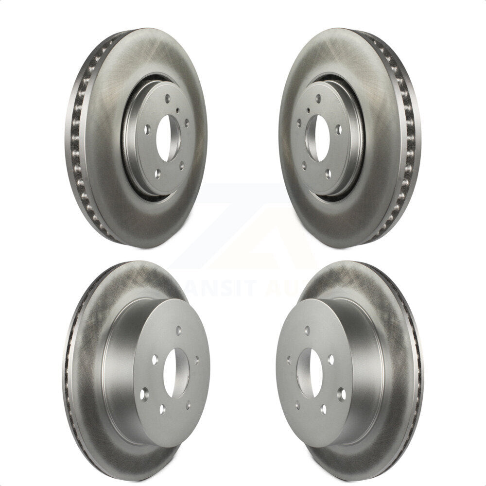 Front Rear Coated Disc Brake Rotors Kit For Infiniti FX35 FX37 QX70 FX45 INFINITI KG-101056