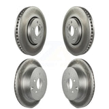 Front Rear Coated Disc Brake Rotors Kit For Infiniti FX35 FX37 QX70 FX45 INFINITI KG-101056