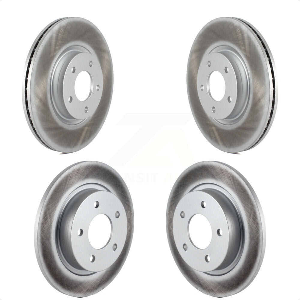 Front Rear Coated Disc Brake Rotors Kit For Mazda 3 KG-101058