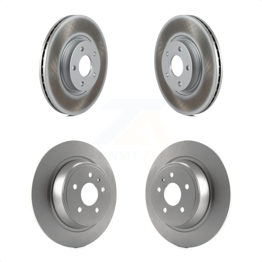 Front Rear Coated Disc Brake Rotors Kit For Ford Escape KG-101067