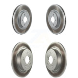 Front Rear Coated Disc Brake Rotors Kit For Volvo S40 C70 C30 V50 KG-101068