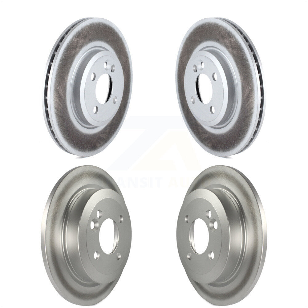 Front Rear Coated Disc Brake Rotors Kit For 2002-2005 Mini Cooper With 294mm Diameter Rotor KG-101069
