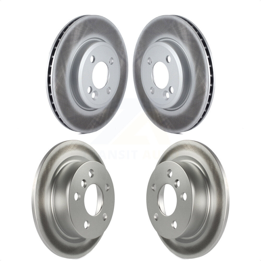 Front Rear Coated Disc Brake Rotors Kit For 2015 Mini Cooper 2.0L 1.5L With 280mm Diameter Rotor KG-101073