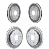Front Rear Coated Disc Brake Rotors Kit For Nissan Armada TITAN INFINITI QX56 KG-101078
