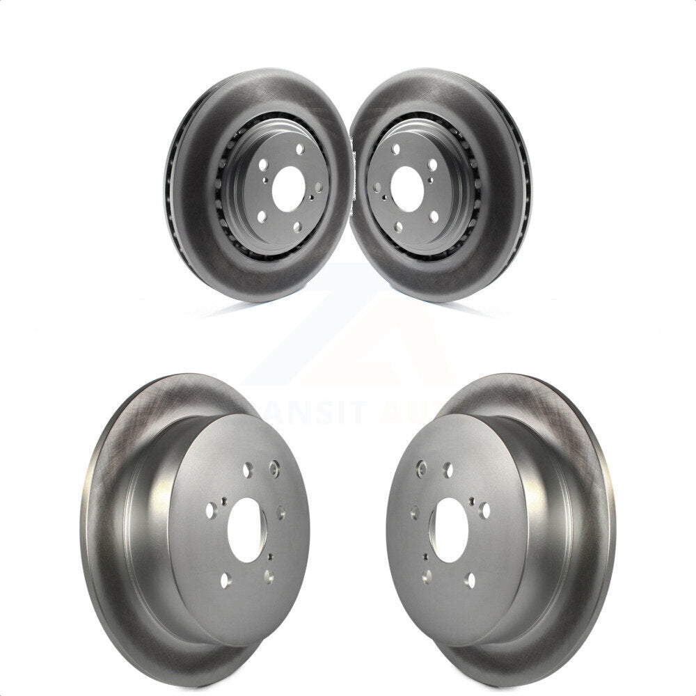 Front Rear Coated Disc Brake Rotors Kit For Toyota Highlander Sienna Lexus RX350 RX450h KG-101082