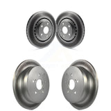 Front Rear Coated Disc Brake Rotors Kit For Toyota Highlander Sienna Lexus RX350 RX450h KG-101082