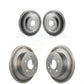 Front Rear Coated Disc Brake Rotors Kit For 2007-2012 Nissan Sentra SE-R Spec V KG-101086