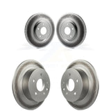 Front Rear Coated Disc Brake Rotors Kit For 2007-2012 Nissan Sentra SE-R Spec V KG-101086