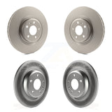Front Rear Coated Disc Brake Rotors Kit For Audi Q5 A6 With 345mm Diameter Rotor KG-101105