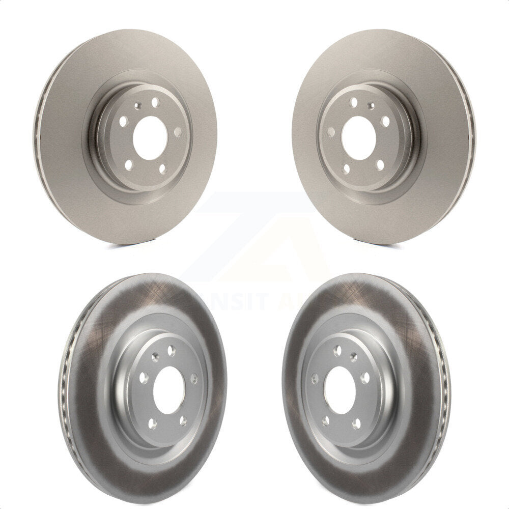 Front Rear Coated Disc Brake Rotors Kit For Audi Q5 Porsche Macan A6 Quattro S4 S5 A7 KG-101106