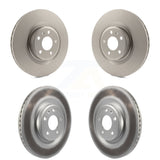 Front Rear Coated Disc Brake Rotors Kit For Audi Q5 Porsche Macan A6 Quattro S4 S5 A7 KG-101106