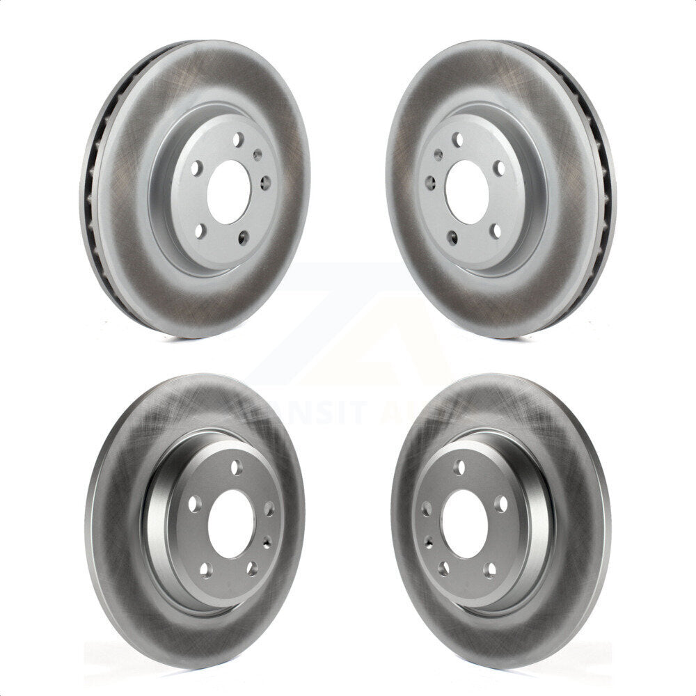 Front Rear Coated Disc Brake Rotors Kit For Audi Q5 A4 Quattro A5 allroad KG-101107