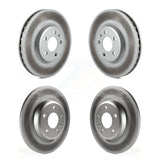 Front Rear Coated Disc Brake Rotors Kit For Audi Q5 A4 Quattro A5 allroad KG-101107