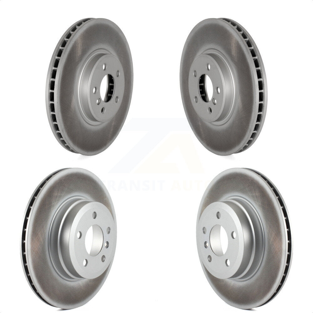 Front Rear Coated Disc Brake Rotors Kit For BMW X5 X6 xDrive50i KG-101111