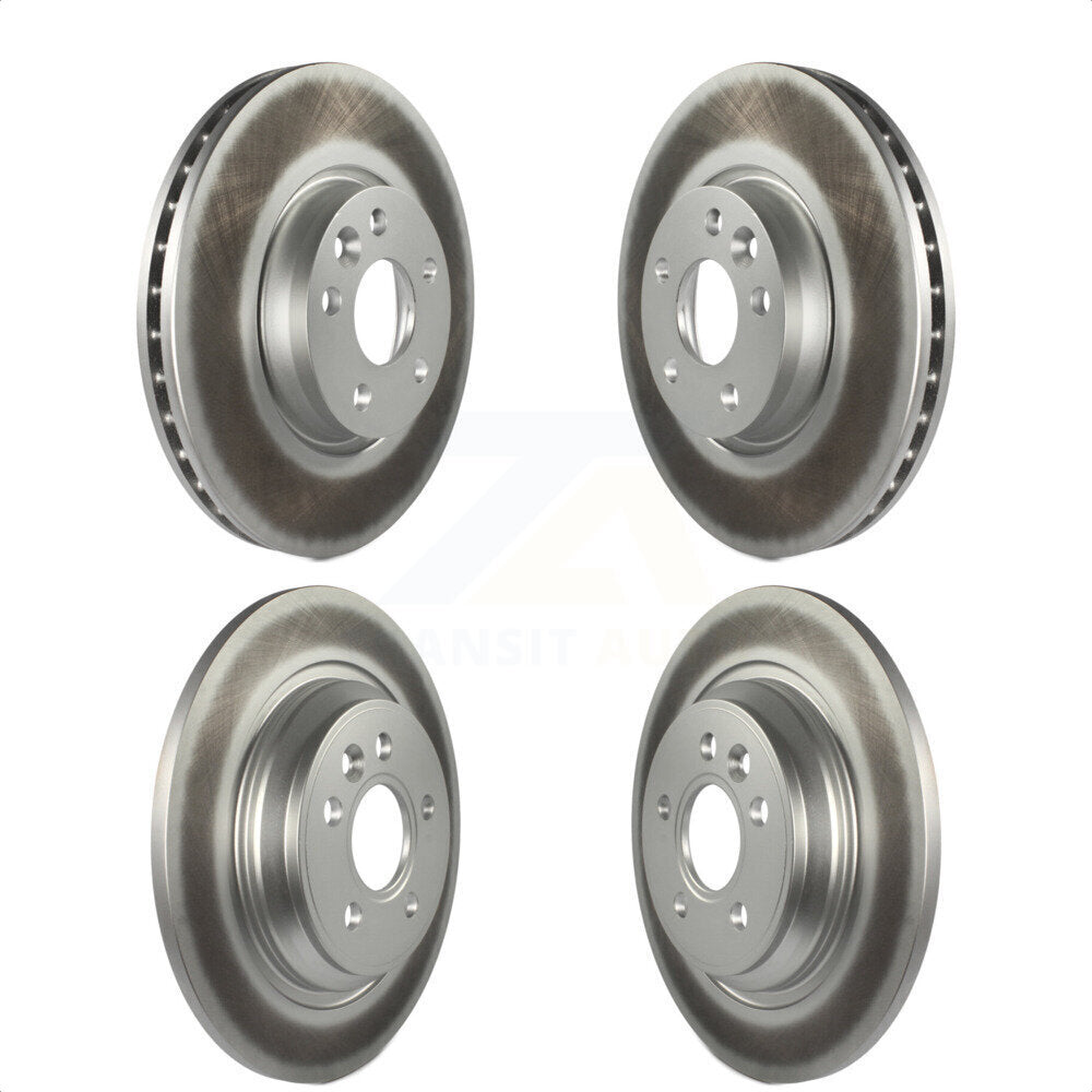 Front Rear Coated Disc Brake Rotors Kit For Volvo S60 V70 With 300mm Diameter Rotor KG-101112