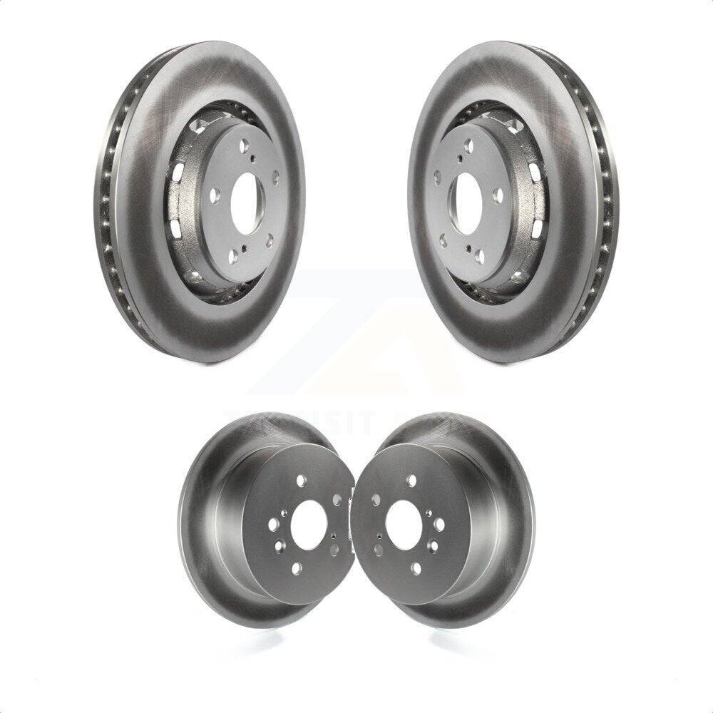Front Rear Coated Disc Brake Rotors Kit For 2009-2016 Toyota Venza KG-101115