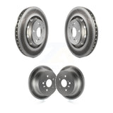 Front Rear Coated Disc Brake Rotors Kit For 2009-2016 Toyota Venza KG-101115