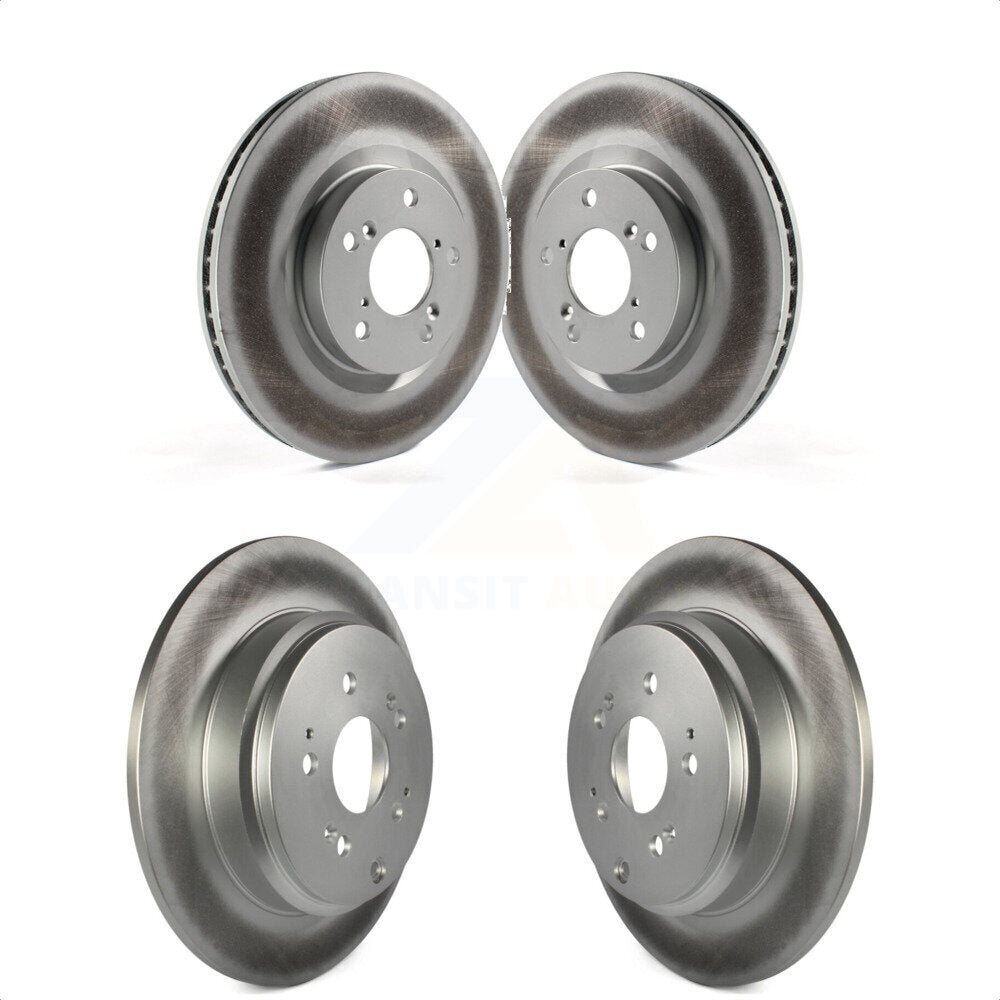 Front Rear Coated Disc Brake Rotors Kit For 2011-2014 Honda Odyssey KG-101116
