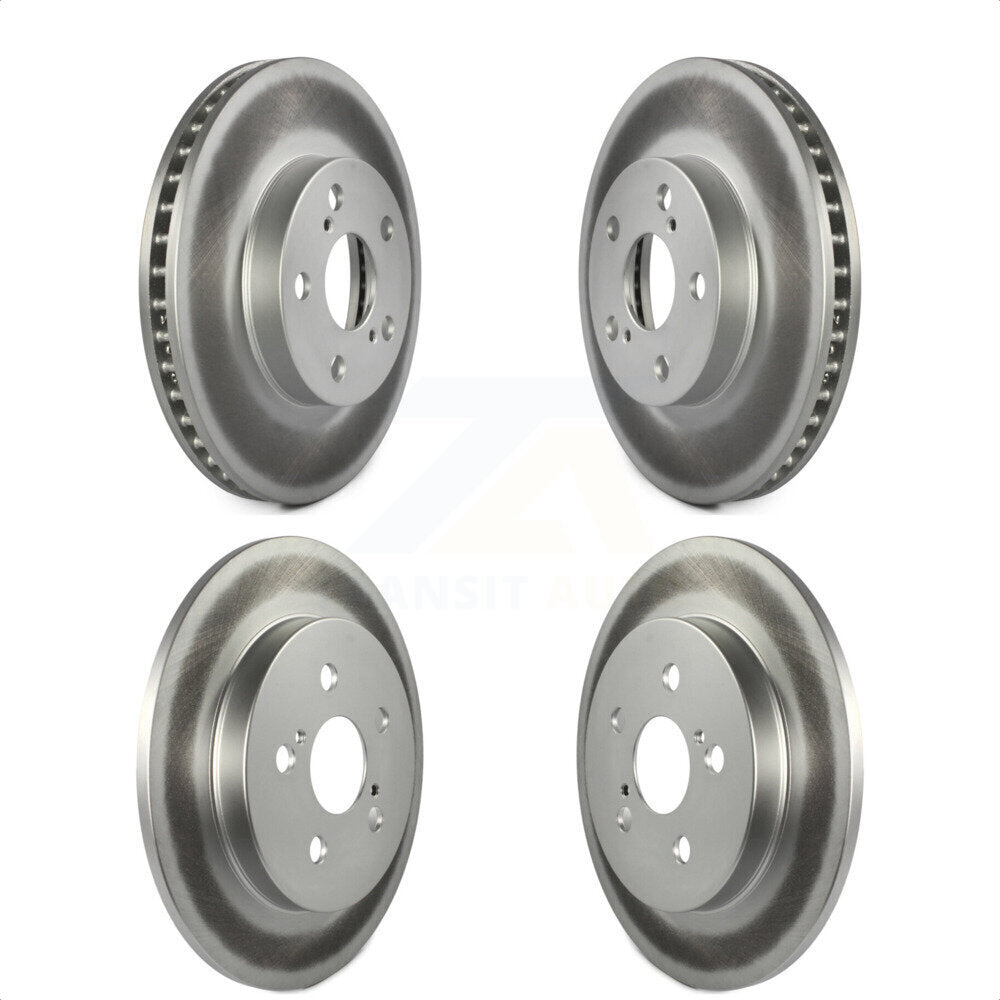 Front Rear Coated Disc Brake Rotors Kit For Toyota Prius Lexus CT200h Plug-In KG-101119