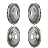 Front Rear Coated Disc Brake Rotors Kit For Toyota Prius Lexus CT200h Plug-In KG-101119