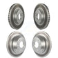 Front Rear Coated Disc Brake Rotors Kit For Kia Sorento Hyundai Santa Fe KG-101125