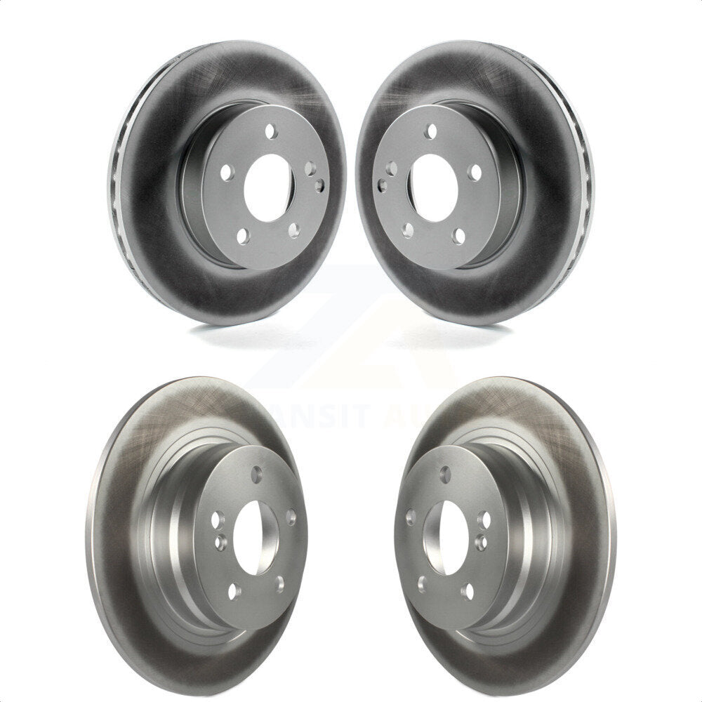 Front Rear Coated Disc Brake Rotors Kit For Mercedes-Benz C300 C250 C230 KG-101127