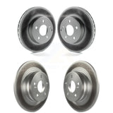 Front Rear Coated Disc Brake Rotors Kit For Mercedes-Benz C300 C250 C230 KG-101127
