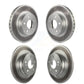 Front Rear Coated Disc Brake Rotors Kit For Mercedes-Benz C300 C250 C230 KG-101129