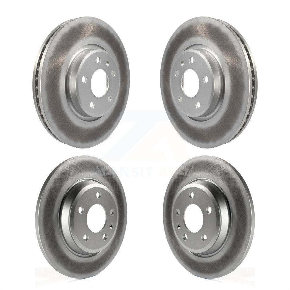 Front Rear Coated Disc Brake Rotors Kit For Audi Q5 A4 A5 Quattro allroad A6 KG-101152